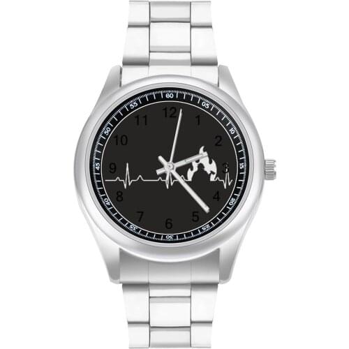 Firefighter Quartz Watch Sports Neat Wrist Watch Steel Photo Cheap Lady Wristwatch