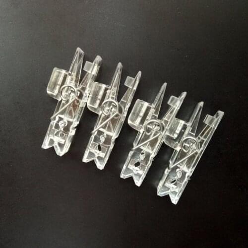 Garland Accessories for String Lighs LED Fairy Beads 50pcs Per Bag Plastic Clothespins and Cherry Blossom Flowers