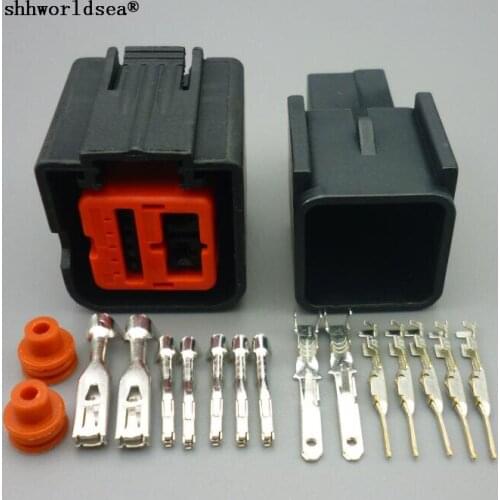 Worldgolden 7 Pin Car Auto Door Window Motor Socket Automotive Female Male Connectors 1732175-1