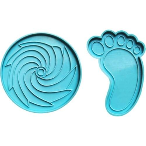 Big Feet Coaster，Tornado Coaster Epoxy Resin Mold Cup Mat Mug Pad Silicone Mould DIY Crafts Ornaments Home Decorations Casting