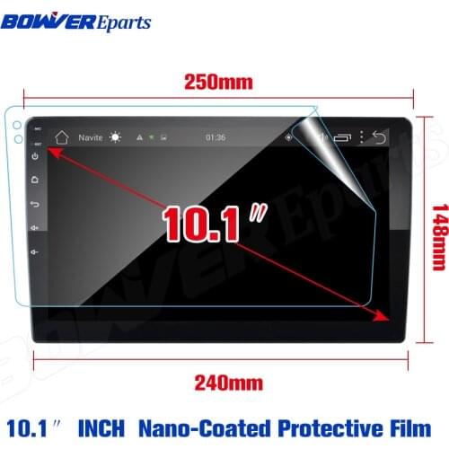 For 250*145*239mm Soft TPU Nano-coated Screen Protective Film (NO Tempered Glass) for Seicane 2din 10.1 inchCar GPS Navigation