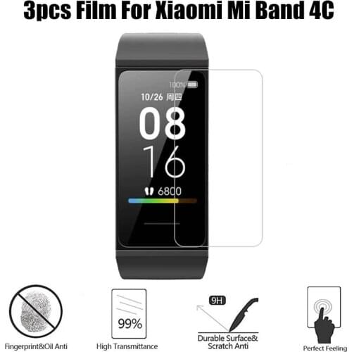 Film For Xiaomi mi band 4c film Screen Protectors Explosion-proof scratch-resistant For Xiaomi mi band 4c Protector