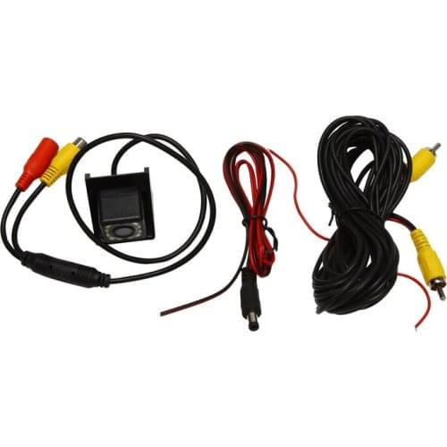 12LED Dynamic Trajectory HD Car Rearview Backup Camera Reverse Parking Camera for Ssangyong Actyon Korando 2010-2015