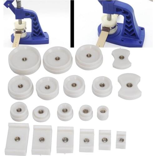 20pcs Watch Case Press Dies Watch Crystal Front Back Case Cover Screw Press Accessories Watch Repair Tool Kit for Watchmaker