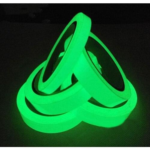 3m Luminous Fluorescent Night Self-adhesive Glow In The Dark Sticker Tape Fishing Accessory Security Warning Tape