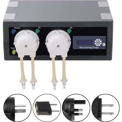 DP2 Auto Dosing Pump Automatic Doser for Marine Reef Aquarium Fish Tank Titration System Peristaltic Pump