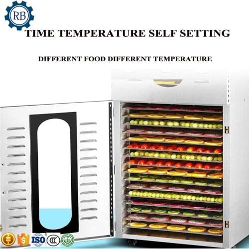 Individual temperature control large capacity food dryer herb Drying Machine fruit Dehydrator Machine