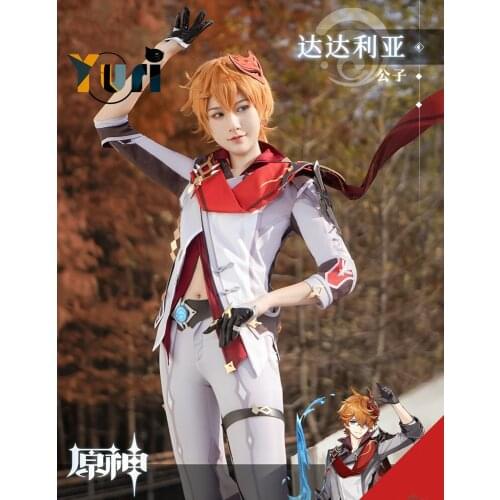 Limit Genshin Impact Ajax Tartaglia Cosplay Costume Game Clothing Clothes For Men Women Anime Suit Outfit Cos Birthday Gift C SD