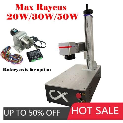 50W Fiber Laser Intelligent Lite Marking Machine Raycus Max Laser Source Engraver for DIY Metal Stainless Steel Jewelry Engraver
