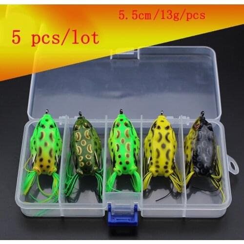 5PCS bionic frog fishing bait soft bait realistic 3D eye silicone bait top simulation fake bait fishing tackle