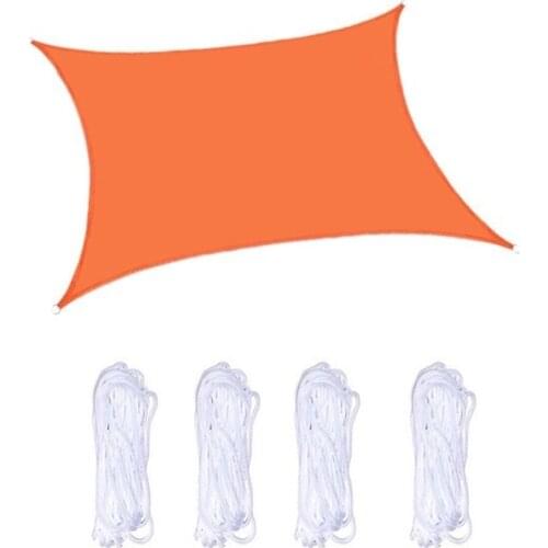 Patio Outdoor Garden Shade Cover Square Awning Sun Shading Net UV Block Sun Shade Sail Perfect 6 Color