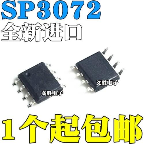 New and original SP3072EEN SP3072EE SOP8 y Transceiver chip, IC level conversion chip driver