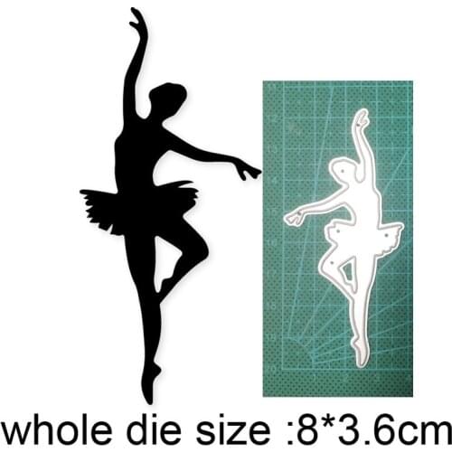 Woman Girl Dancer Ballet Yoga Metal Cutting Dies For DIY Scrapbooking Dies Paper Album Card Making Embossing Die Cuts Craft Dies