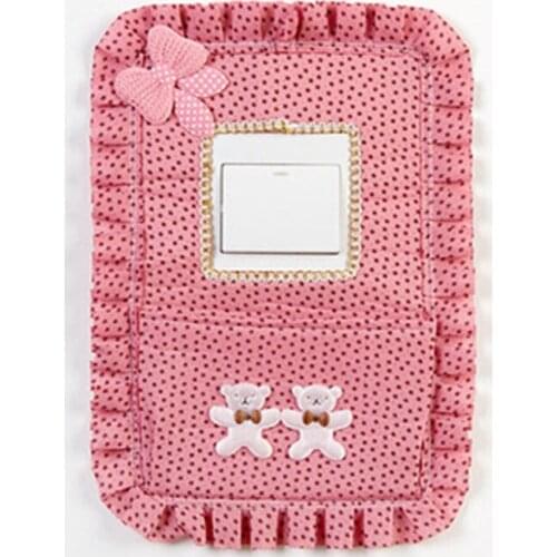 Fabric Switch Stick With Pocket Socket Sets Mobile Phone Key Bag Switch Dustproof Cover Case