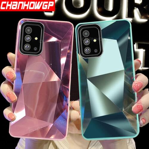 Diamond Mirror Case For Huawei P Smart 2020 Y5P Y6P Y6S Y5 Y6 Y7 2019 Honor 9X 9A 9 10 Lite 10i 8A 8X P20 P30 P40 Mate 30 Lite