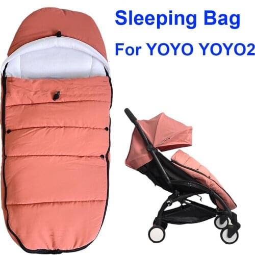 1 PCS Ginger Pink Warm Cotton Waterproof Sleeping Bag Footmuff Socks for YOYO YOYO+ YOYO2 Stroller Accessories