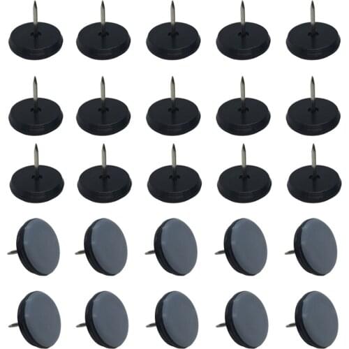20Pcs Furniture Glides Non Slip Slider Pad for Chair Leg, Floor Protector
