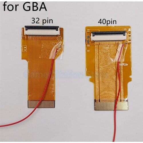 32pin/40pins DIY Backlit LCD Ribbon Cable Highlighted Ribbon Adapter for GBA Screen for Game Boy Advance Accessories