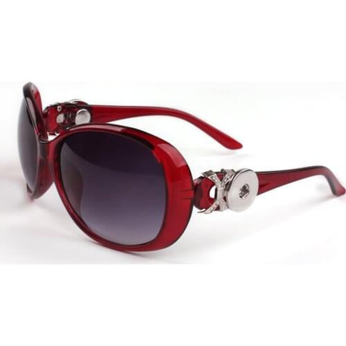 5 colors 2016 Orologio Uomo Sunglasses Women Fashion Retro 18mm Snap Button Glasses Sunglasses Goggles one direction