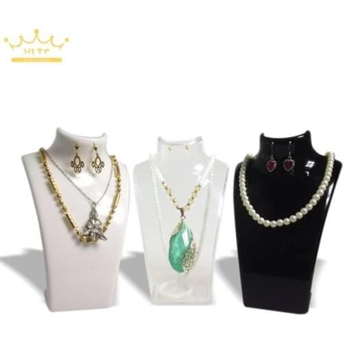 Acrylic Model Aircraft Necklace Holder Rack Portrait Frame Jewelry Earrings Holder Accessories Pendant Display Stand