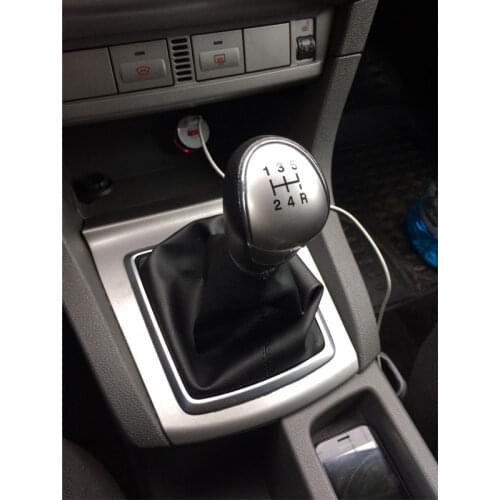 Car Styling Shift Gear Knob Gaitor Leather Boot For FORD FOCUS MK2 2004 2005 2006 2007 2008 2009 2010 2011 2012