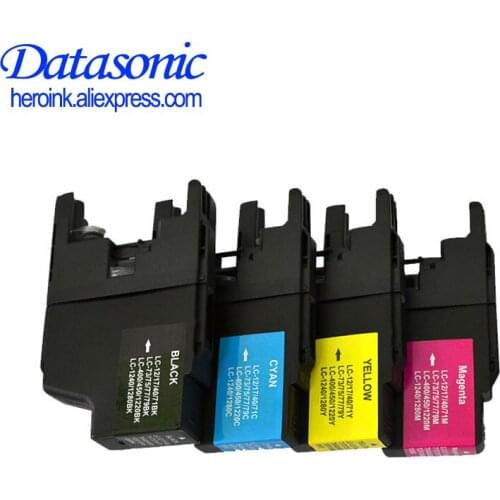 Datasonic 8pcs Ink cartridge For brother LC12 LC17 LC71 LC40 LC73 LC75 LC77 LC79 LC400 LC450 LC1220 LC1240 LC1280 MFC-J6910CDW P