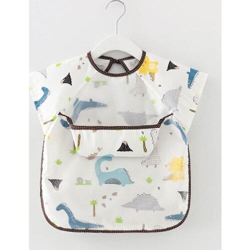 Baby Bandana Bibs Cute Colorful Cartoon Bibs Waterproof Infant Eating Children Drawing Summer Baby Self Feeding Bib