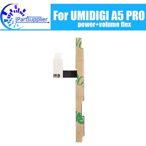 UMIDIGI A5 PRO Side Button Flex Cable 100% Original Power + Volume button Flex Cable repair parts for UMIDIGI A5 PRO