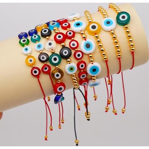 Go2Boho Greek Eye Braclet Turkish Evil Eye Bracelet for Women Trendy 2021 Jewelry Ojo Turco Pulsera Stackable Rope Bracelets