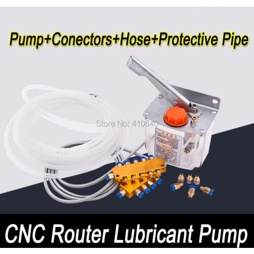 Engraving machine oil pump oil pot manual injection pump carving machine parts lubricating system lubrication lubricator