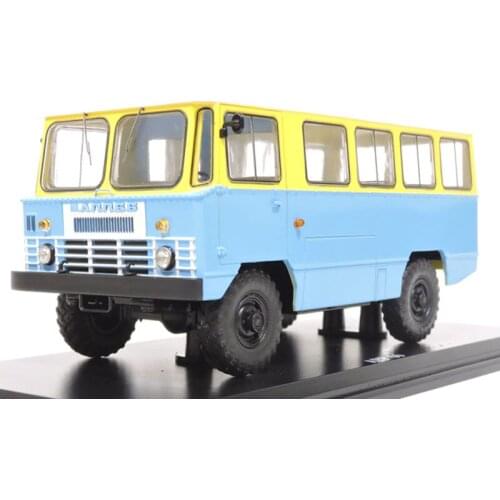 1:43Scale Soviet Off-road Bus Small Passenger Car and Transporter Alloy Model Collectible Gift Decoration Display Hot Toys