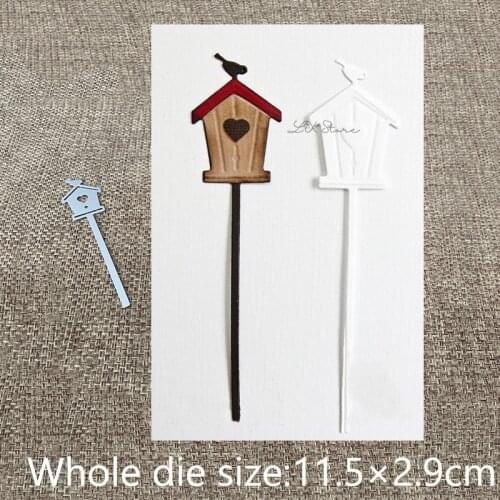 XLDesign Craft Metal Cutting Dies stencil mold Bird House decoration scrapbook Album Paper Card Craft Embossing die cuts