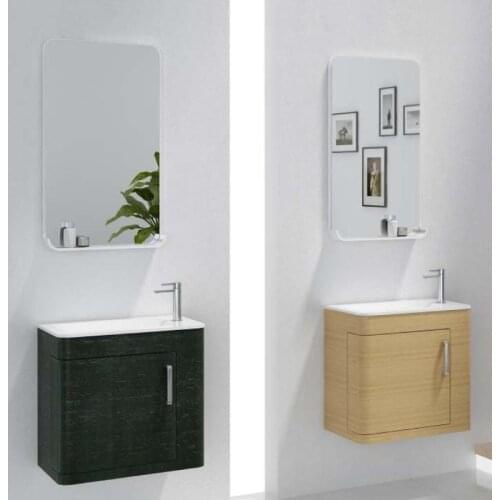 600mm Bathroom furniture Blum Soft Close Top Solid Surface Vanity Cloakroom Wall Hung Cabinet 2063