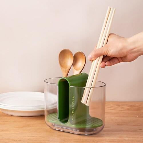 Dry Rack Drainer Tray Organizer Kitchen Chopstick Spoon Storage Holder Tableware Box Drying Shelf