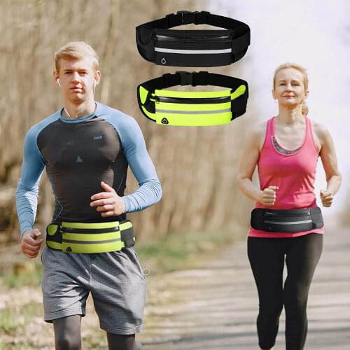 Running Belt Waist Packs,Workout Fanny Pack,Ultra Light Bounce Free Waist Pouch Fitness Belt Sport Waist Pack for Women Men