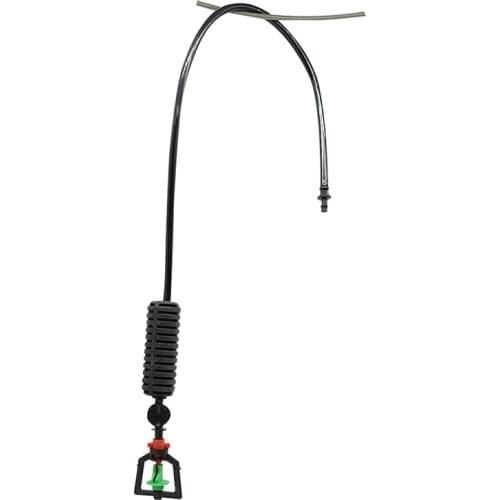 360 Degree Rotation hanging spray Agriculture Greenhouse Rotary nozzle Irrigation Sprinkler with 4mm Barbed Connector 10 Sets