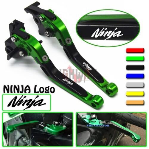 Motorcycle CNC Accessories Adjustable Folding Extendable Brake Clutch Levers for KAWASAKI GPZ500S EX500R 1990-2009