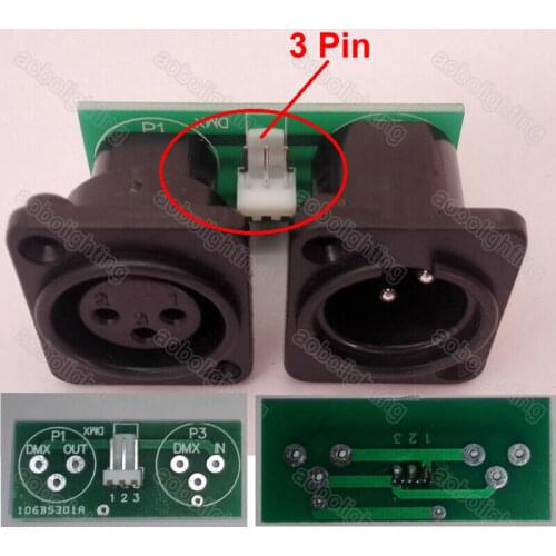 Sharpy Beam Wash Moving Head Stage Lighting LED Par XLR Connector Socket W/Board disco led light party lights