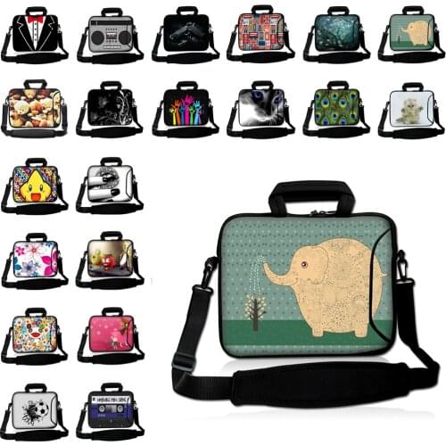 Notebook Bag 15.6 inch Neoprene Messenger handle Shoulder Strap Carry Case For Macbook Pro 15 16 Hot Laptop 10 12 13 14 PC Pouch