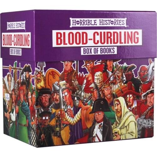 Horrible Histories Blood-Curdling 20 Books Kids Collection Library Box Set NEW