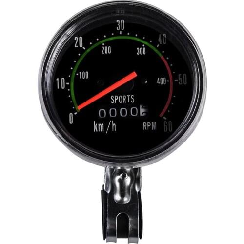 Classic Bicycle Computer Analog Mechanical Retro Cycling Computer Odometer Speedometer Bike Accessories