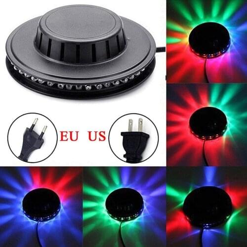 Voice Control Rotary Home KTV Bar DJ Disco Night Pub Party Stage Laser Projector Light Galaxy RGB Decoration Star Sky Sunflower