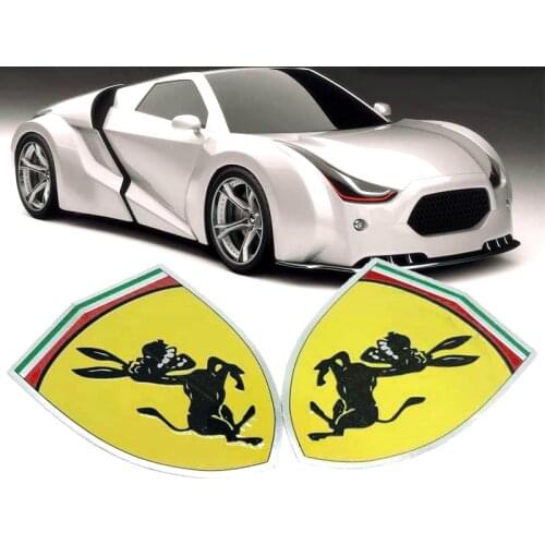 1 pcs Car Sticker Decal Creative Funny Humor Vinyl for Ferrari Donkey Whole Body Automobile Exterior Decoration Car Styling