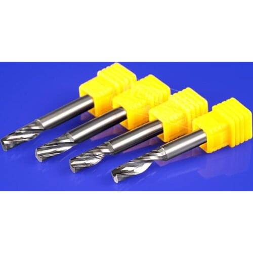 3A 6mm single flute spiral milling cutter, acrylic processing, 3A1LX6 CNC engraving machine endmill bits