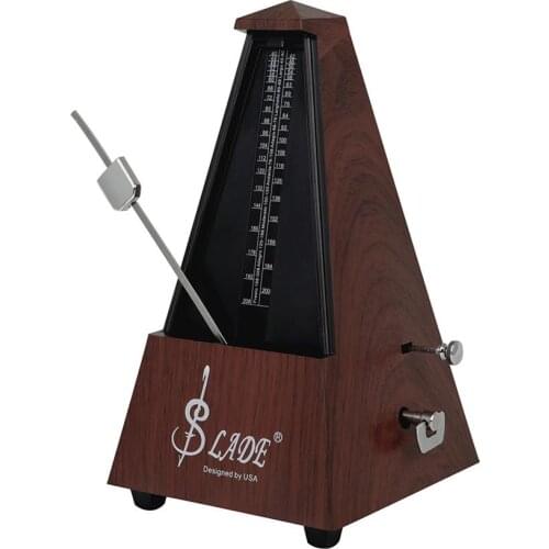 Mahogany Color Tower Mechanical Metronome Piano Grade Test Special Guitar Violin Guzheng Erhu Universal Rhythm