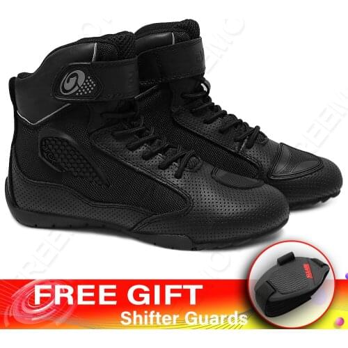 ARCX Motorcycle Boots Botas Moto Motocross Shoes Motorbike Biker Chopper Cruiser Touring Ankle Shoes Summer Men Riding Boots