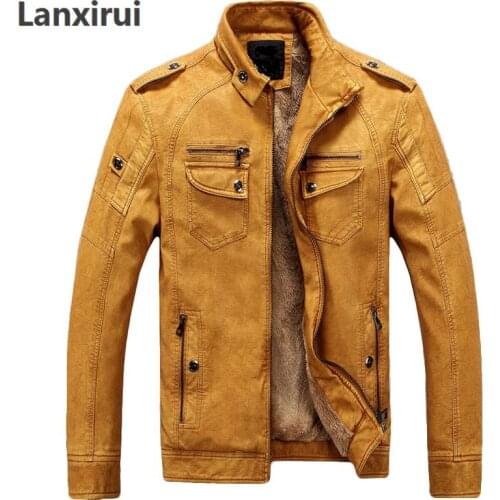 Brand New Men Leather Jackets Pu Leather Jaqueta Masculinas Inverno Couro Coat Men Jaquetas De Couro Mens Winter Leather Jacket