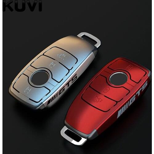 PC Car Remote Key Case Cover Fob For Mercedes Benz E S Class 2017 2018 A220 W213 E200 E300 E220 E63S GLE 350 E43 4MATIC AMG