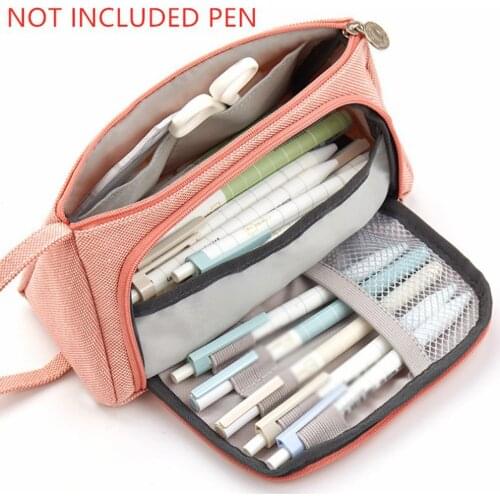 Pencil Case Kawaii Large Capacity Pencilcase School Pen Case Supplies Pencil Bag School Box Pencils Pouch Stationery