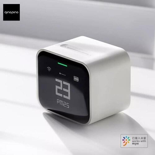 Qingping Air Detector Lite IPS Touch Screen Mi Home CO2 PM2.5 PM10 Air Monitor Temperature Humidity Sensor for Apple HomeKit